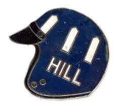 Pinbadges Graham Hill Helmet Pinbadge
