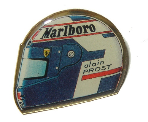 Pinbadges Prost Helmet Facing Left Enamel Pinbadge