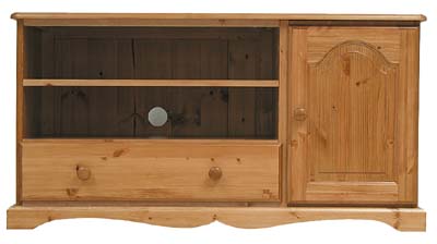 1 DRAWER ENTERTAINMENT UNIT BADGER