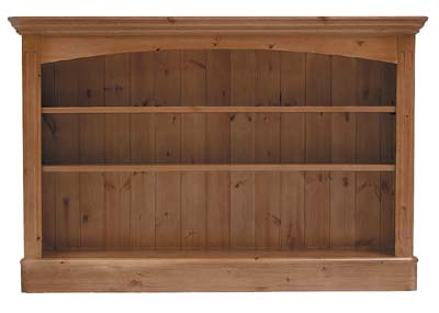 pine BOOKCASE 3FT x 4FT 6IN OLD MILL