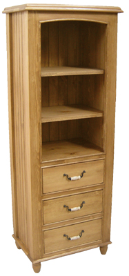 Bookcase 59.5in x 24in Tallboy With Drawers