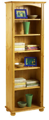 pine Bookcase 72.5in x 24.5in Deep Corndell
