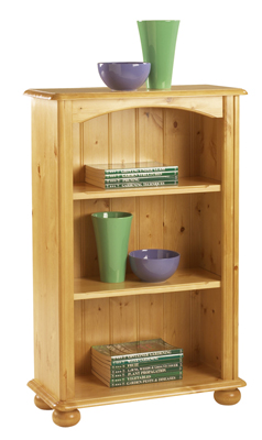 pine BOOKCASE APPROX 38IN x 24IN CORNDELL HARVEST