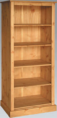 pine Bookcase Tall 70in x 31.5in Santa Fe Value