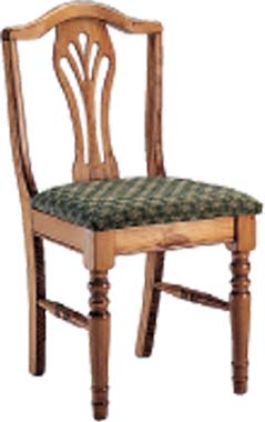 PINE CHAIR UPHOLSTERED SALISBURY