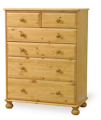 pine CHEST 2 2 2 DEEP DRAWER CLASSIC