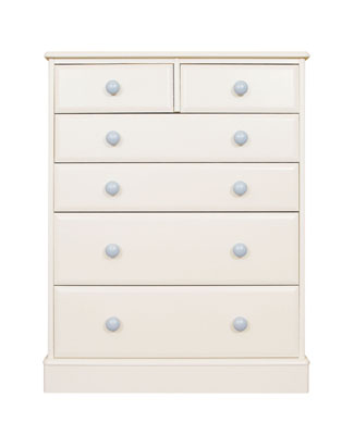 pine CHEST 6 DRAWER WIDE JACK AND JEMIMA