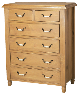 pine CHEST OF DRAWERS 2 4 PROVENCAL