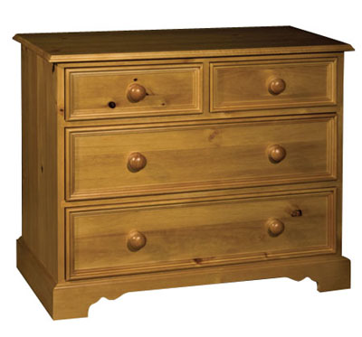 pine CHEST OF DRAWERS 2 OVER 2 ROSSENDALE Pt4