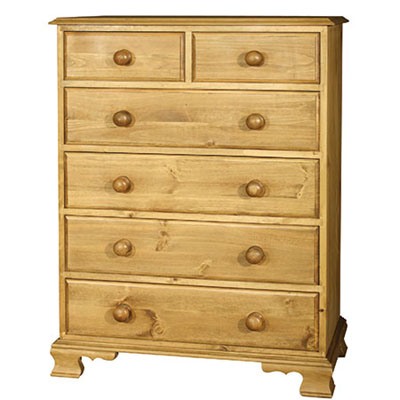 CHEST OF DRAWERS 2 OVER 4 OGEE Pt4