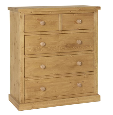 CHEST OF DRAWERS 3 2 CHUNKY PINE