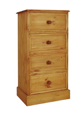 PINE CHEST OF DRAWERS 4 DRAWER JUMPER