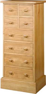 pine CHEST OF DRAWERS 8 DRAWER GROSVENOR