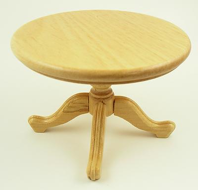 Inexpensive Kitchen Tables on Pine Circular Pedestal Kitchen Table Dolls House Furniture   Review
