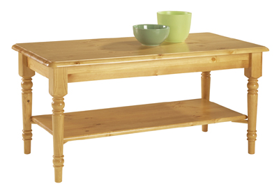pine COFFEE TABLE CORNDELL HARVEST