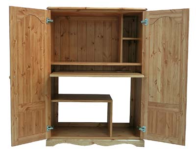 pine COMPUTER WORKSTATION BADGER