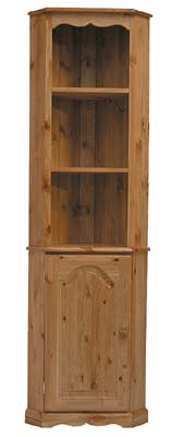 pine CORNER CUPBOARD BADGER