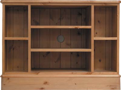 CORNER TV UNIT NO DRAWER OLD MILL