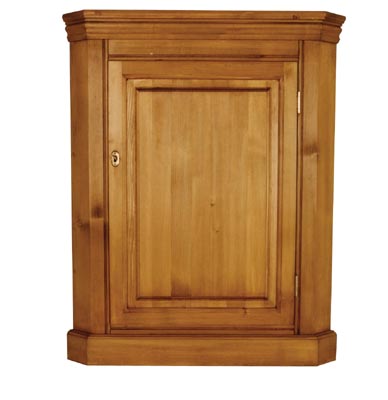 pine CUPBOARD CORNER LOW STANDING