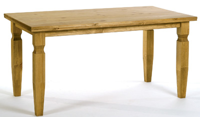 Pine Dining Table on Pine Dining Table Oblong 150 Cm Santa Fe Value The