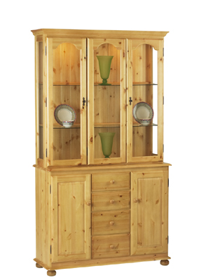 DISPLAY CABINET 3 DOOR 3 DRAWERS CORNDELL