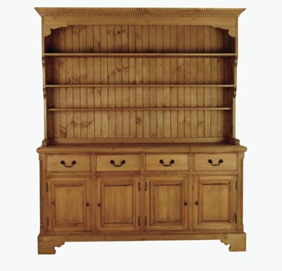 pine DRESSER 4 DOOR 4 DRAWER