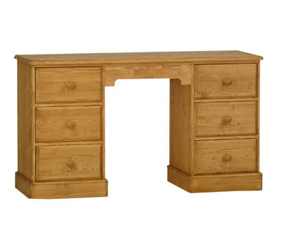 PINE DRESSING TABLE DBL PED BALMORAL