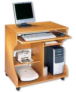 Pine Effect Curved PC Trolley