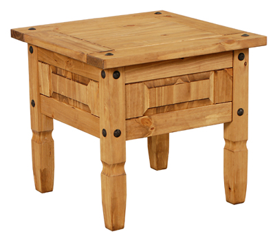 pine END TABLE MEXICANO