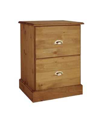 pine FILING CABINET DOUBLE