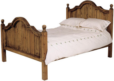 PINE KINGSIZE BED 5FT PANEL TAXCO