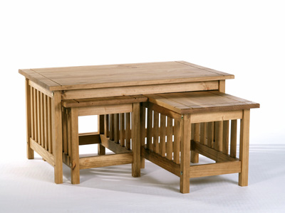 PINE LONG NEST OF TABLES MISSION