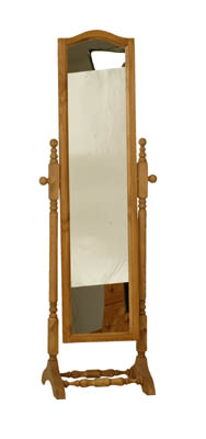 PINE MIRROR CHEVAL BALMORAL