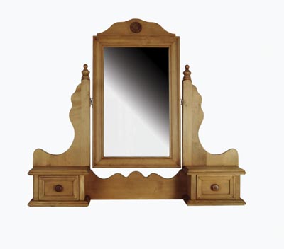 dressing table mirror. PINE MIRROR DRESSING TABLE