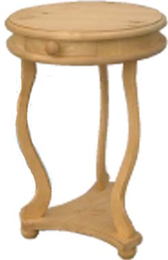 PINE OCCASIONAL TABLE ROUND