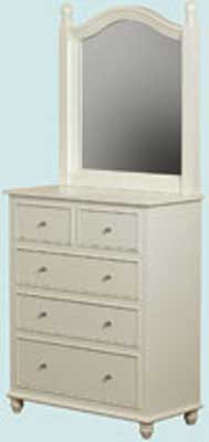 pine PAINTED SOPHIE CHEST OF DRAWERS 2 OVER 3