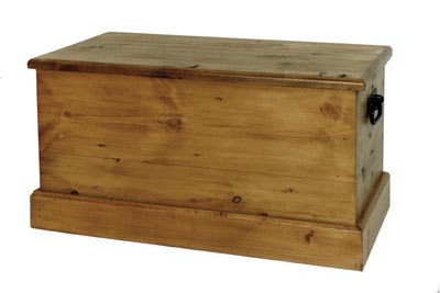 re-claimed timber BLANKET BOX
