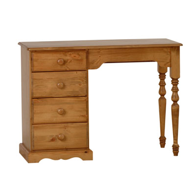 PINE SGL PED DRESSING TABLE CORNWALL