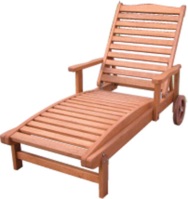 pine STEAMER LOUNGER SHAFTESBURY