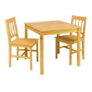 Pine Table and 2 Chairs
