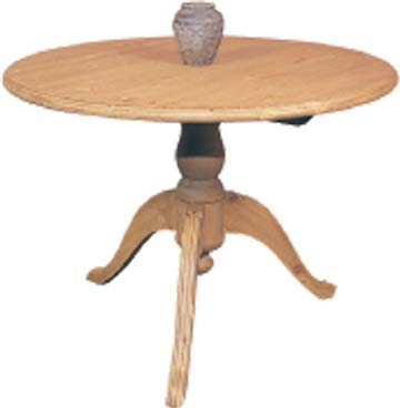PINE TABLE ROUND 48`` COUNTRY PINE