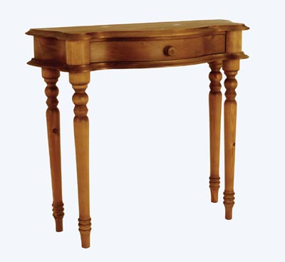 pine TABLE SIDE SERPENTINE