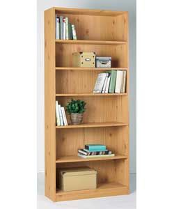 Pine Tall Wide Extra Deep Bookcase