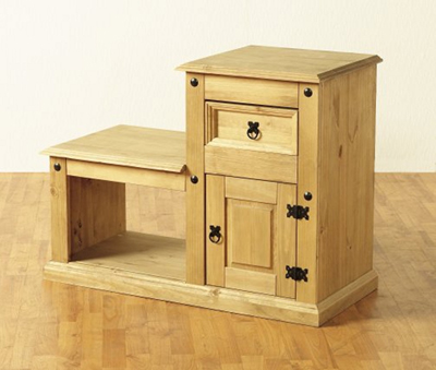 PINE TELEPHONE SEAT MEXICAN