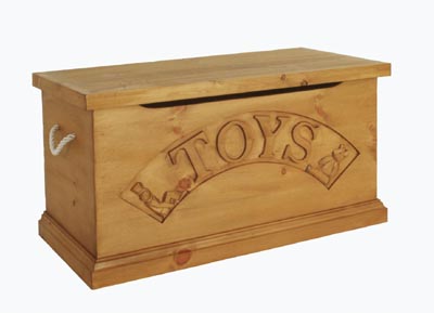 pine TOY BOX