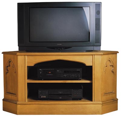 Pine Log Corner Tv Cabinet | Kitchen Cabinets | Bathroom Cabinets