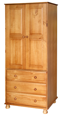 Wardrobe 2 Door 3 Drawer Dovedale Value