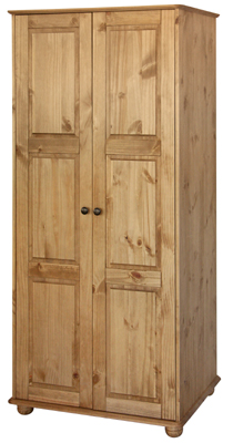 pine WARDROBE 2 DOOR LINCOLN VALUE
