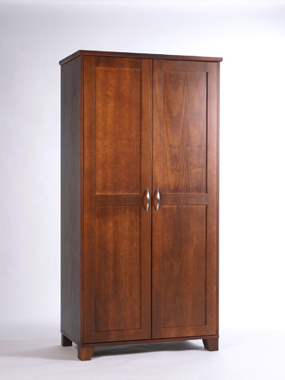PINE WARDROBE 2 DOOR METRO