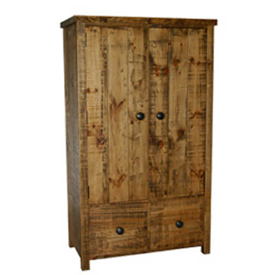 pine WARDROBE 2 DRAWER SPENCER